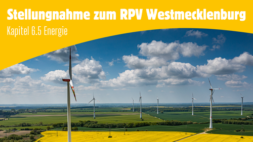 Titelbild zum News-Artikel: Stellungnahme zur Teilfortschreibung des Kapitels 6.5 Energie des RPV Westmecklenburg im Oktober 2025