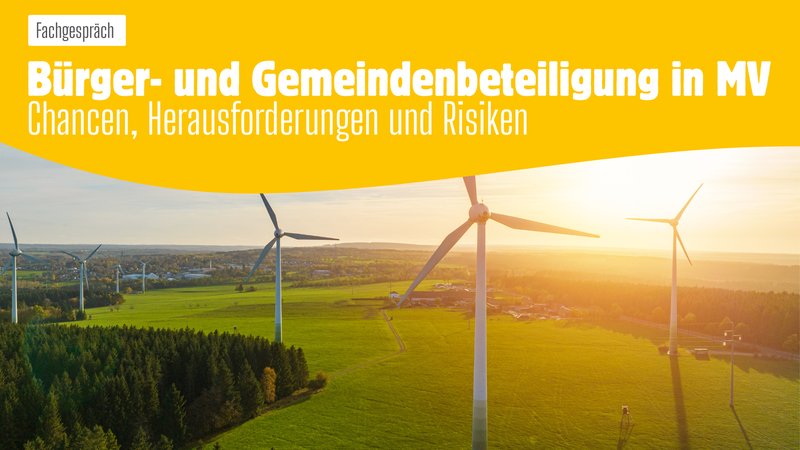 Titelbild zur Veranstaltung Fachgespräch: Bürger- und Gemeindenbeteiligung in MV