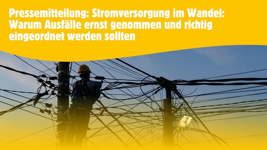 Titelbild zum News-Artikel Pressemitteilung: Stromversorgung im Wandel